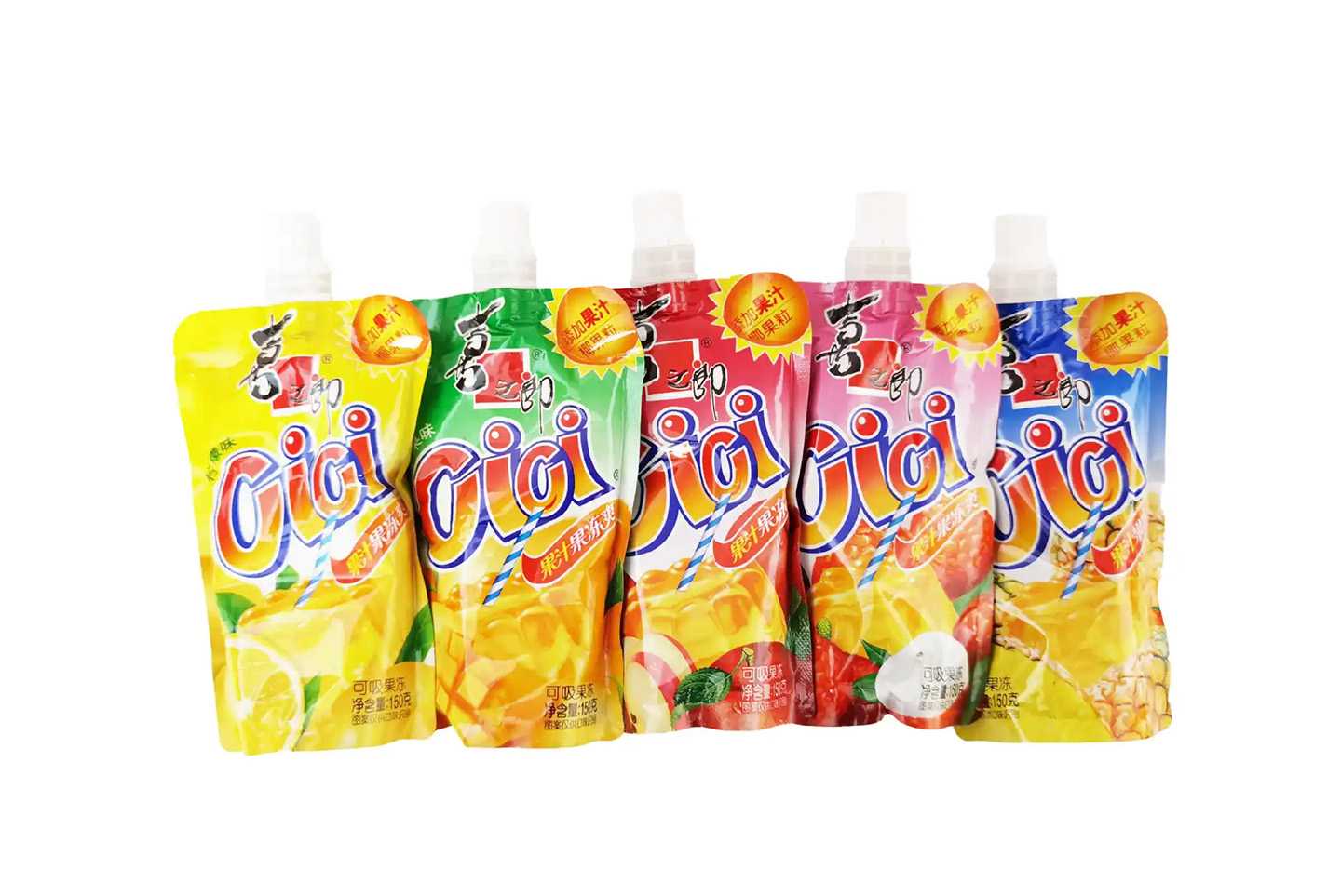 全自動(dòng)吸吸果凍包裝生產(chǎn)線：高效灌裝旋蓋，引領(lǐng)果凍食品智造新潮流