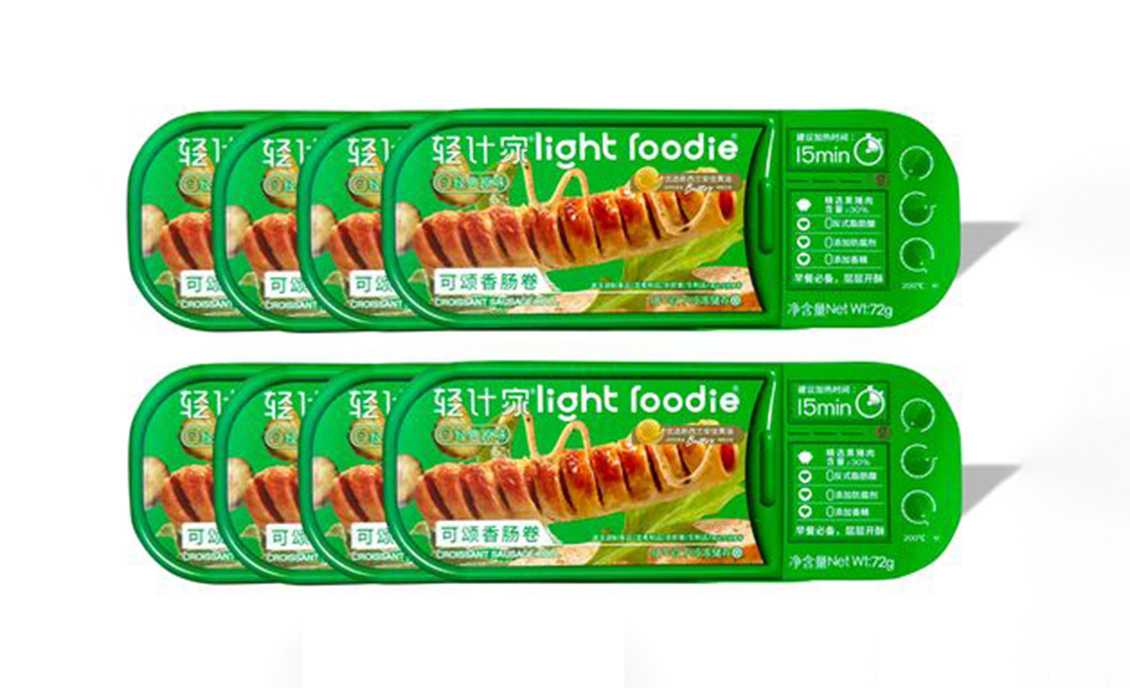 呂工機(jī)械可頌香腸卷全自動(dòng)包裝解決方案，量產(chǎn)無憂